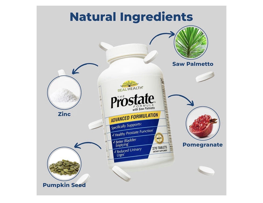 Real Health The Prostate Formula With Saw Palmetto Advanced Formulation 270Tabs