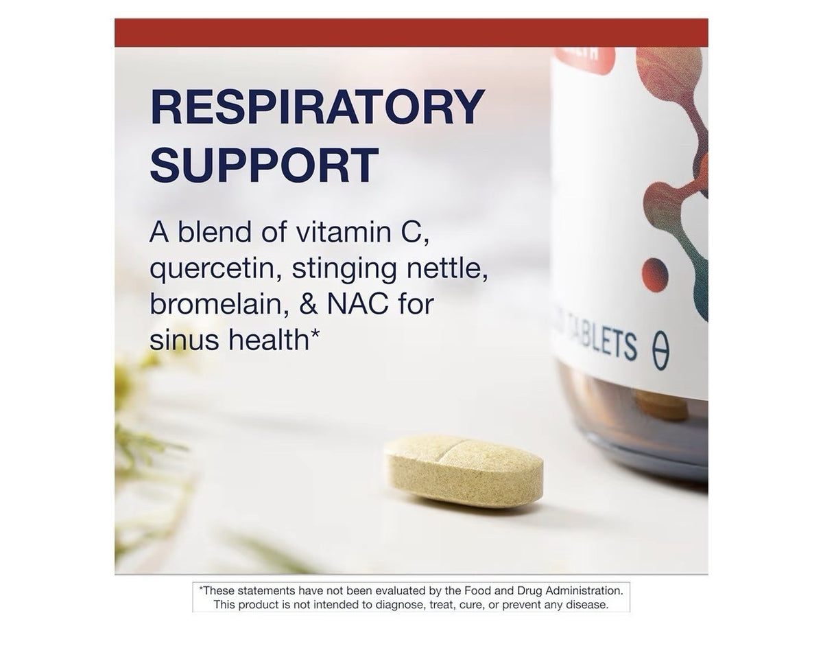 Metagenics Sinuplex Respiratory Health Immune Support with Vitamin C 120 Tablets