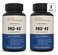 Live Conscious PRO 45 Probiotics With FOS Prebiotics for Women & Men 2 Pack