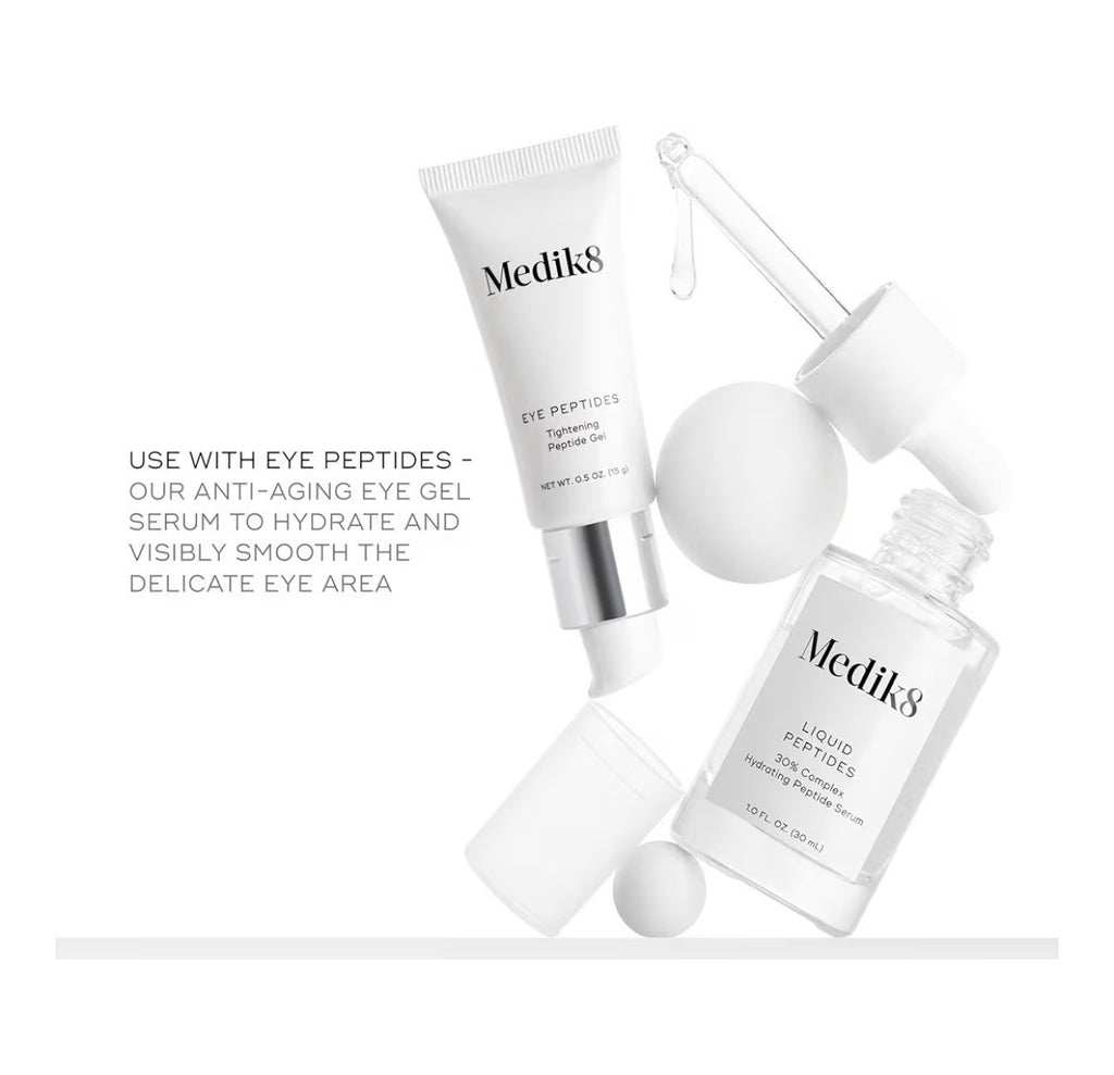 Medik8 Liquid Peptides 30% Complex Hydrating Peptide Face Serum For Women & Men
