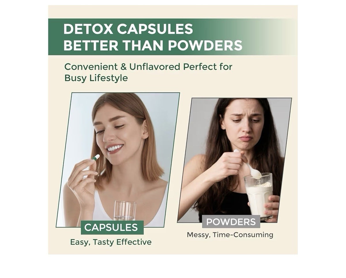 Jovianoy DetoxPro 1000 MG Detox & Cleanse 26-in-1 Pure Plan Based Formula 2 Pack