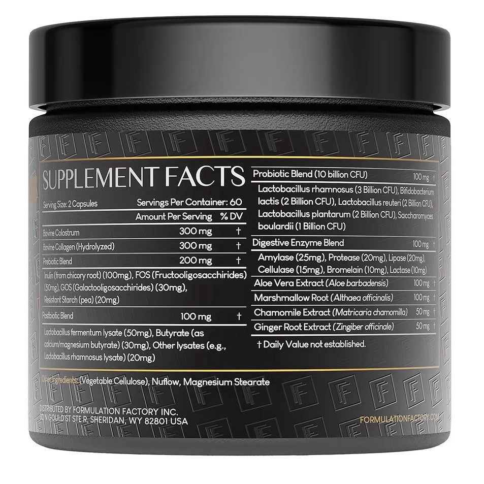 2 Pack Formulation Factory Gut Intellect 10-in-1 Microbiome Maximizer Women Men