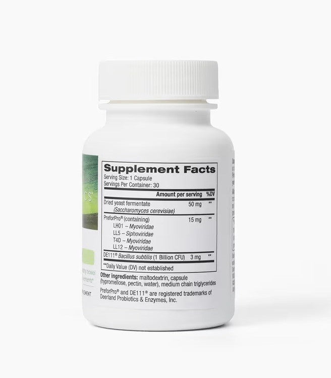 EcoNugenics PowerBiotic Prebiotic Probiotic & Postbiotic for Men & Women 30 Caps