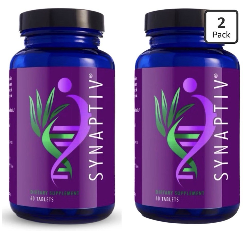 2 Pack Youngevity Synaptiv Brain Support 12in1 Dietary Supplement