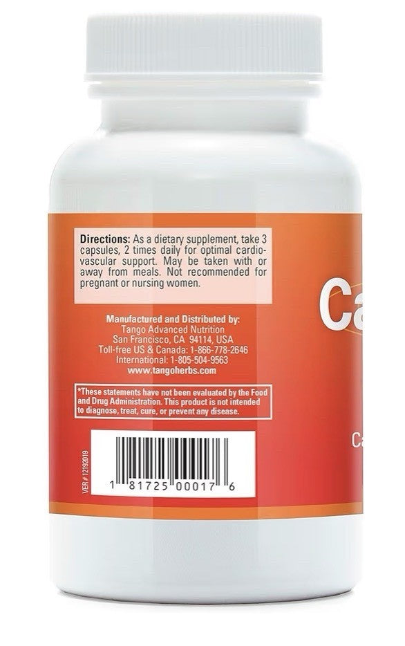 Tango CardioPhase Natural Heart Health Circulation Cardiovascular Support 180cap