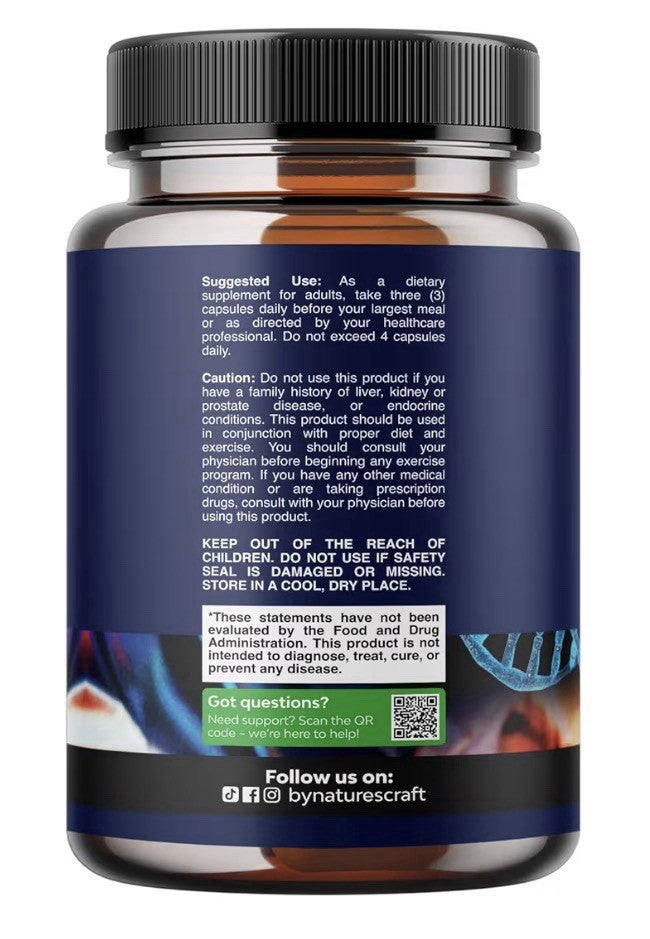 Natures Craft Male Fertility Support Semen Volume Booster Enhance Mobility 90cap