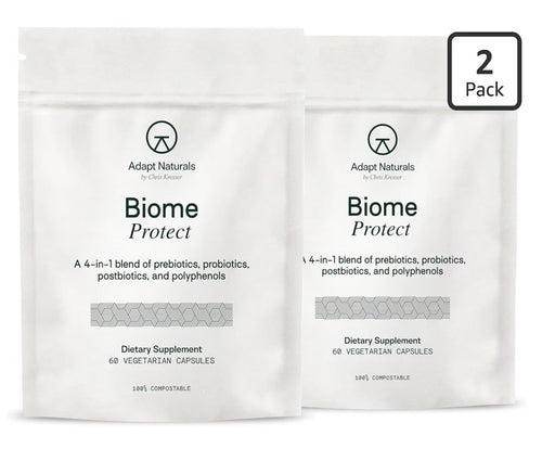 2 Pack Adapt Naturals Biome Protect 4in1 Blend Prebiotics Probiotics Postbiotics