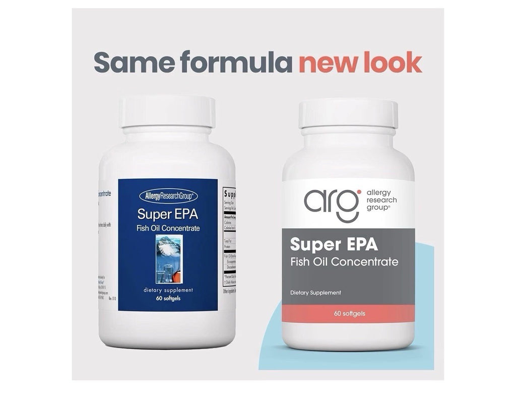 ARG Super EPA Fish Oil Concentrate DHA Cardiovascular Brain Health 60 Softgels