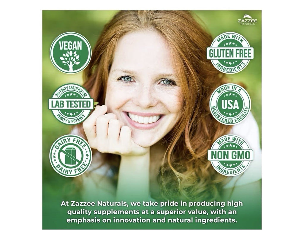 Zazzee Dandelion Root Digestive Water Balance Liver Support 8 Month Supply 2Pack
