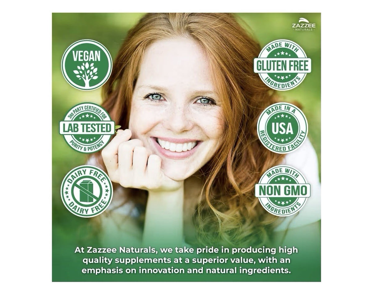 Zazzee Dandelion Root Digestive Water Balance Liver Support 8 Month Supply 2Pack