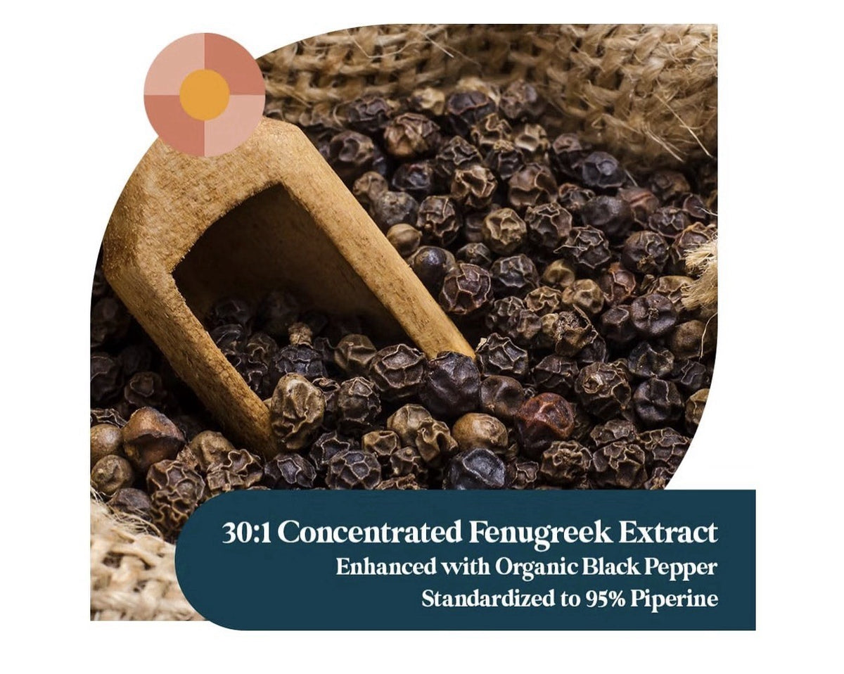 Pattern Wellness Organic Fenugreek Support Metabolic Health Overall Wellness 30c