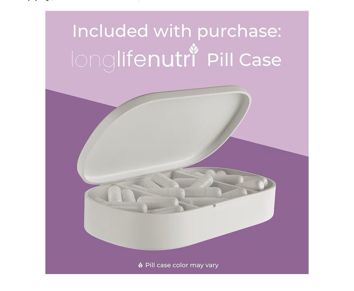 LongLifeNutri NeuroPEA PEA + Luteolin Formula Palmitoylethanolamide 180 Capsules