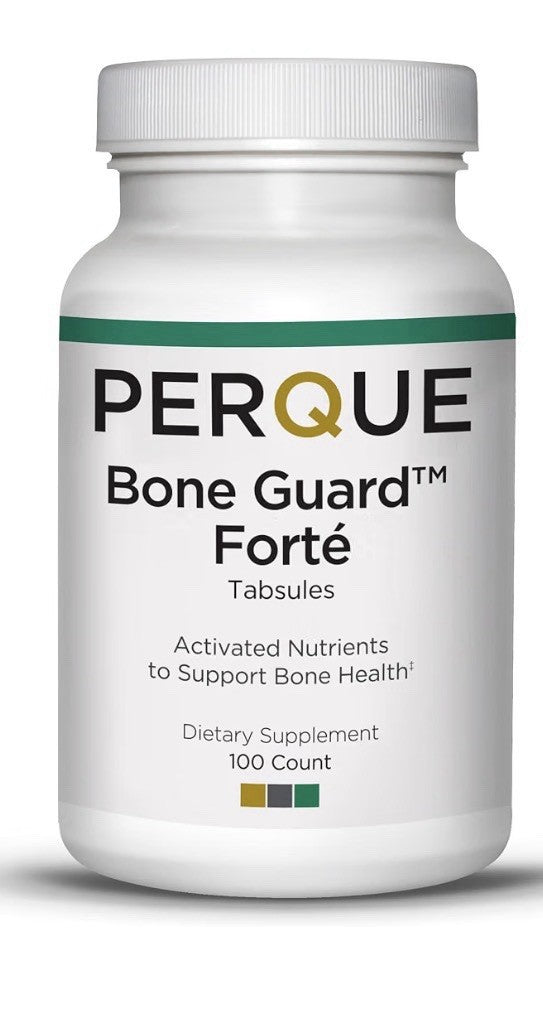 PERQUE Bone Guard Forte Activated Nutrients To Bone Health 100 Tabsules