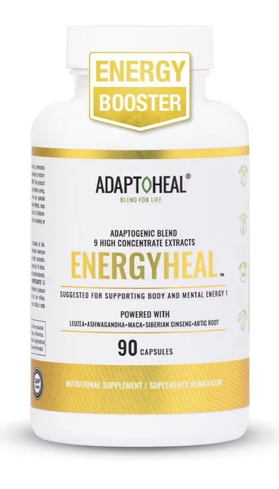 ADAPTOHEAL ENERGYHEAL Adaptogenic Blend Supports Body And Mental Energy 90 Caps