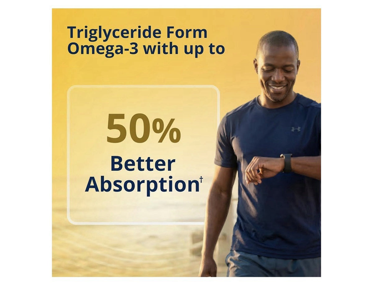 Metagenics OmegaGenics 5 in 1 Fish Oil 1000 mg EPA-DHA Active Living 120softgels