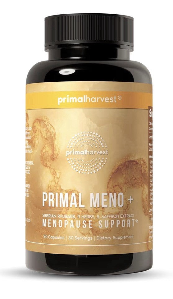 Primal Harvest Meno+ Menopause Support with Chinese Herbs Mood Support 30Capsule