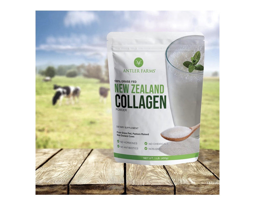 Antler Farms New Zealand Collagen Powder 100% Grass Fed Pasture Raised 1 LB