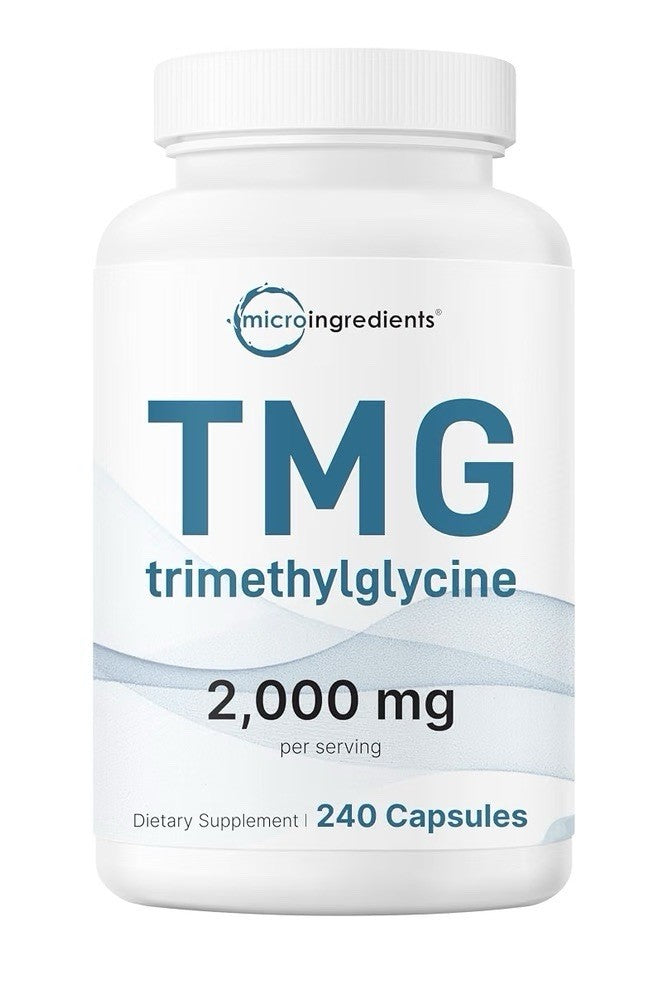 Micro Ingredients TMG Trimethylglycine 2000mg Per Serving 240 Capsules