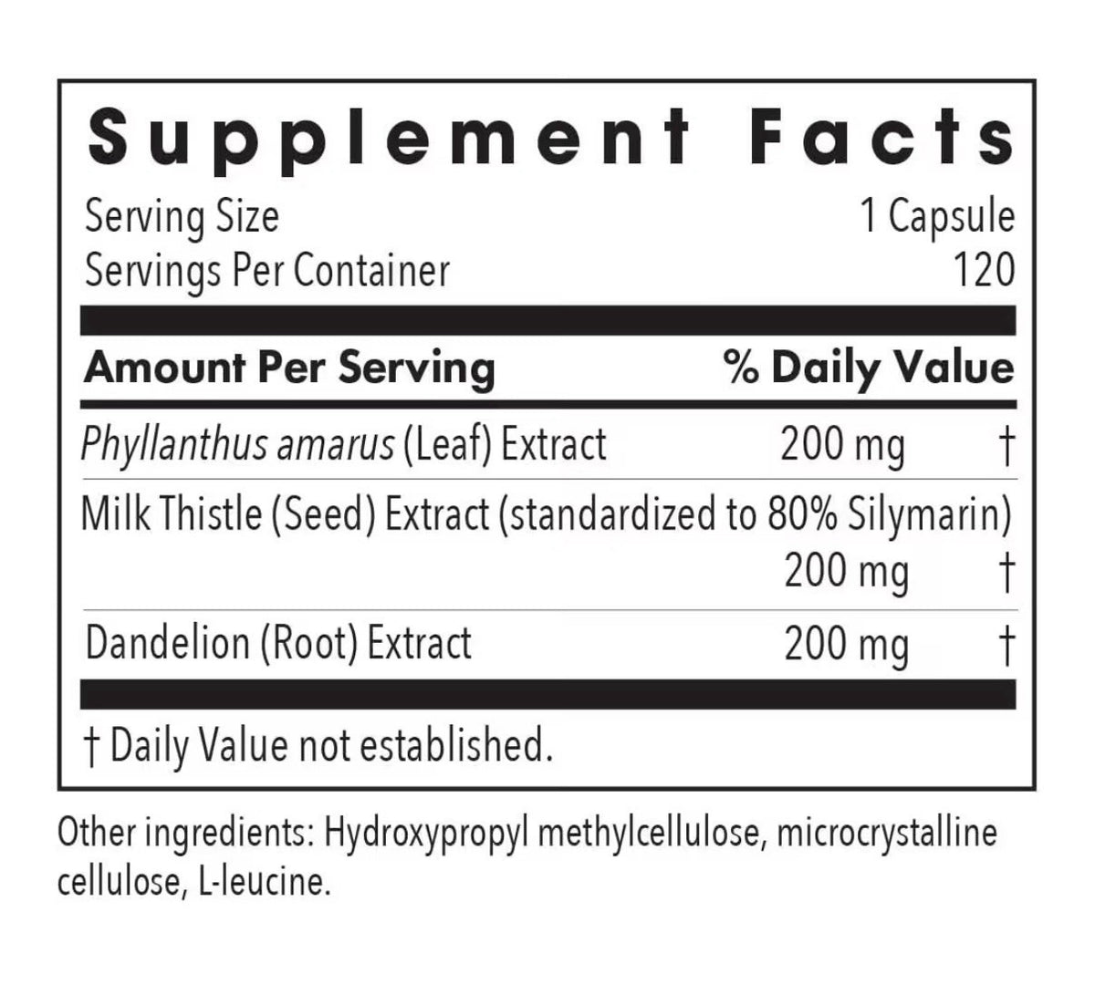 Allergy Research Group ARG Milk Thistle Plus Support Liver Health Detoxification