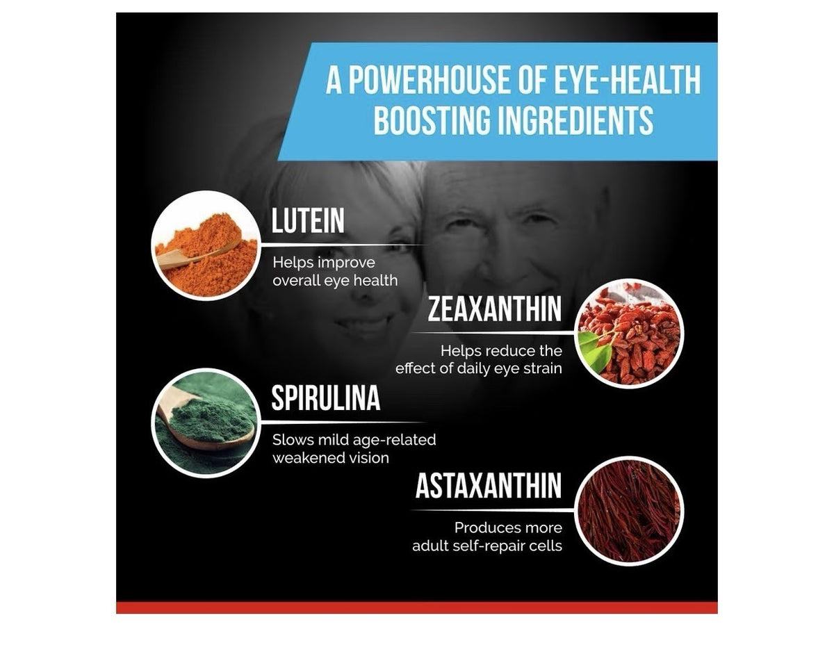 Vision Support Supplement - Eye Health Formula with L-Tartrate,