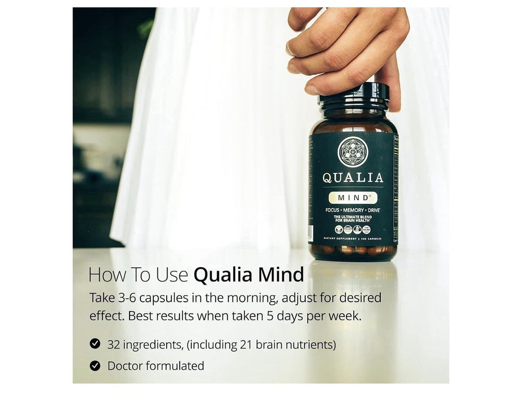 2 Pack Qualia Mind Focus Memory Drive The Ultimate Blend For Brain Health