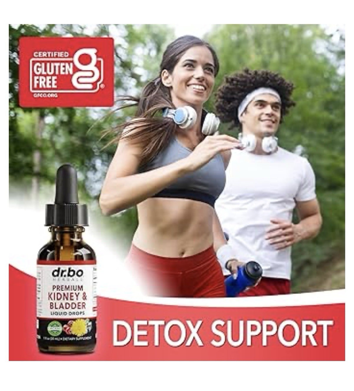 dr.bo Herbals Kidney&Bladder Liquid Drops Renal Kidney Cleanse Detox Urinary 1oz
