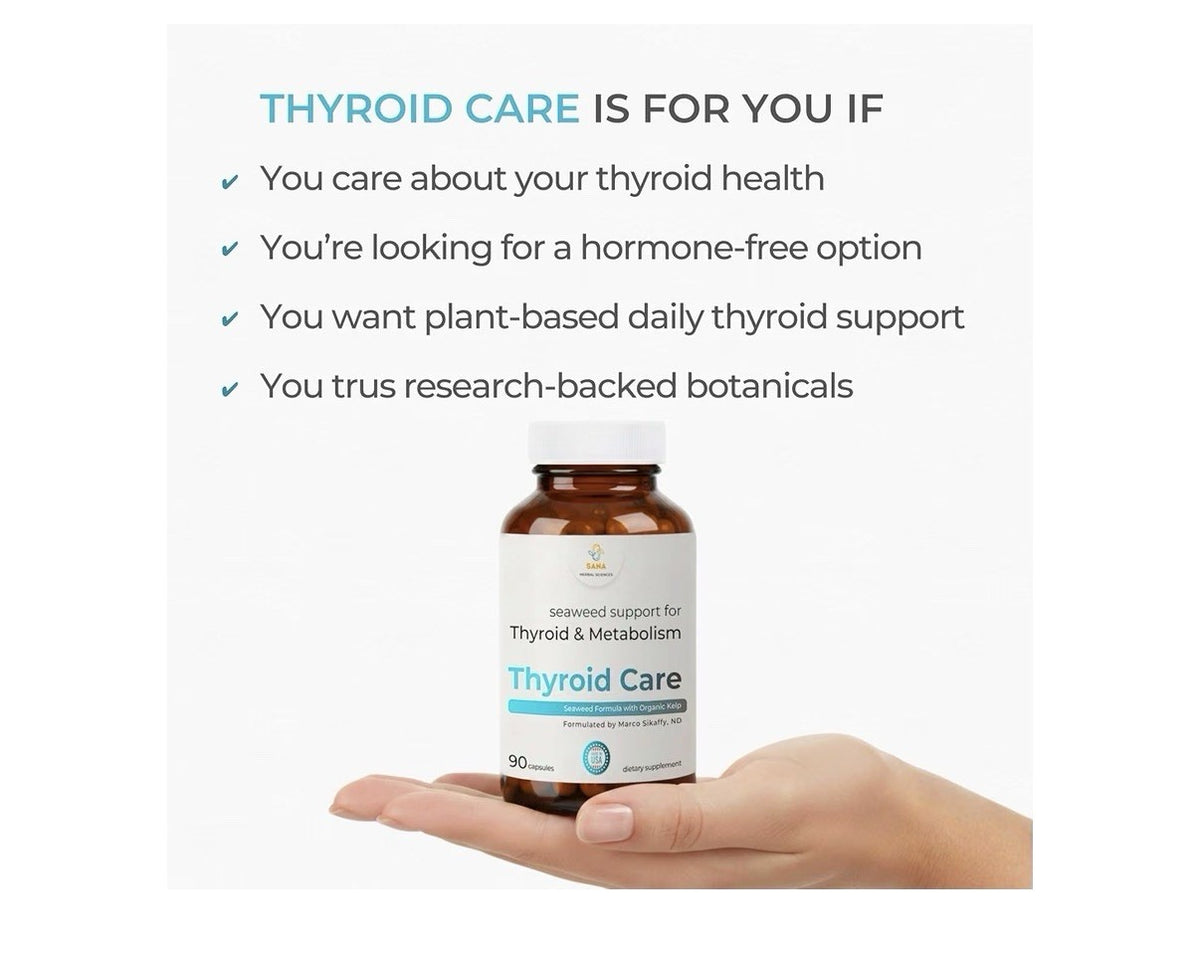 Sana Herbal Sciences Thyroid Care Seawood Formula Thyroid & Metabolism 90capsule