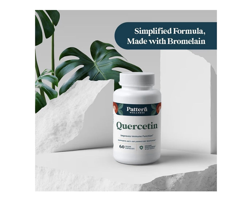 2 Pack Pattern Wellness Quercetin Immune Anti Inflammatory Response Support