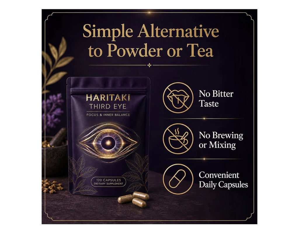 HARITAKI Third Eye Mental Clarity Awaken Intuition  Inner Balance Energy 2 Pack