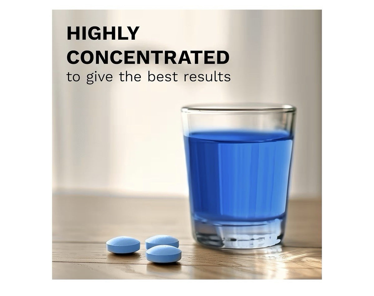 Instant Bluing Tablets Dissolves Toilet Water Test Adulteration Prevention 100ct