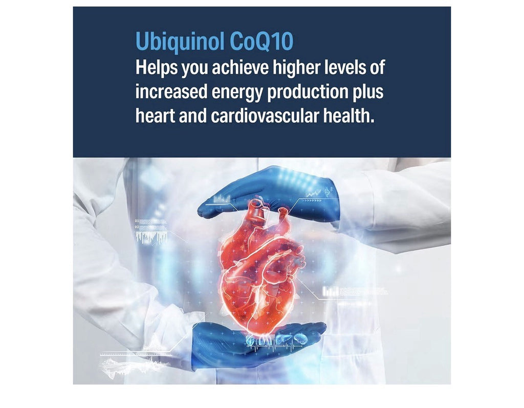 Advanced Bionutritionals Ubiquinol CoQ10 Increased Energy Production 30 Softgels