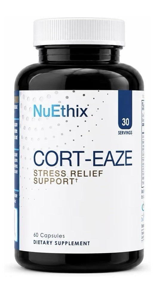 NuEthix Formulations Cort-Eaze Stress Relief Support Cortisol Health 60 Capsule