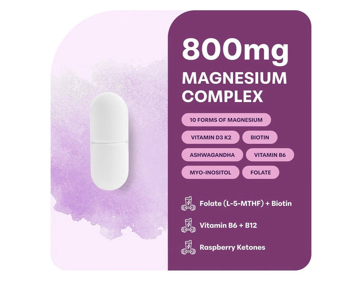 Micro Ingredients Magnesium Complex for Women Clean Ingredients 240 Capsules