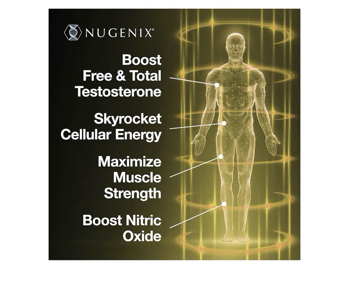 2 Pack Nugenix Total-T2 Total Testosterone Booster Nitric Oxide Booster for Men
