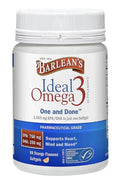 Barlean's Ideal Omega 3 Fish Oil EPA DHA Heart Mind Mood Brain Health 60softgels