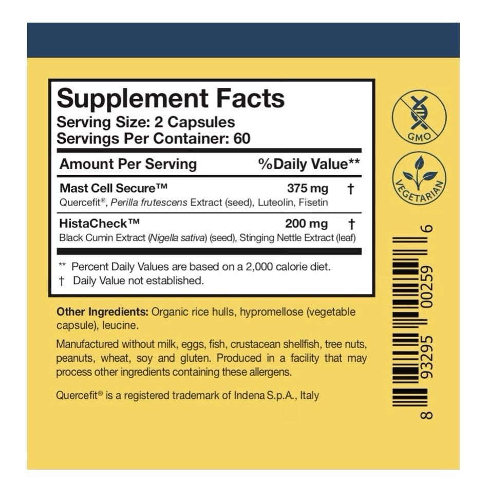 Researched Nutritionals HistaQuelDual-Action Histamine Mast CellSupport 120cap