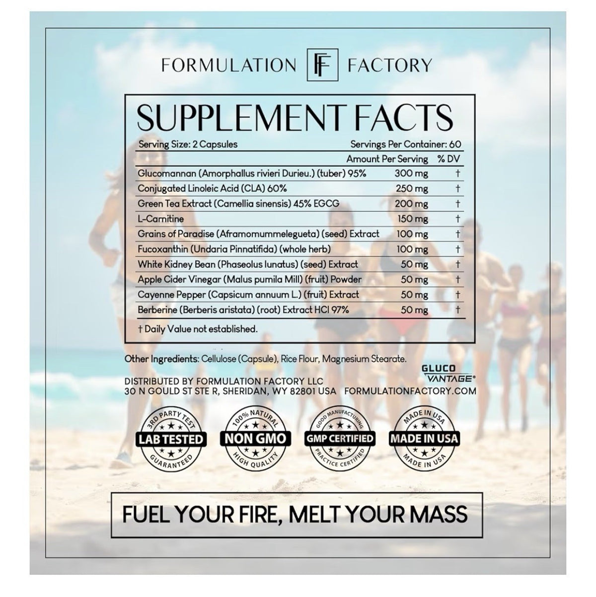 Formulation Factory Metabolism Support Melt Mode Natural Thermogenic 120 Capsule