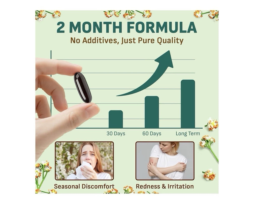 2 Pack Gyumolics Luteolin Supplement for Seasonal Allergies Soothing Comfort
