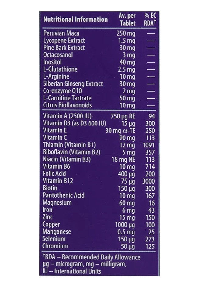 VITABIOTICS Wellman CONCEPTION Fertility & Reproduction 30 TABLETS