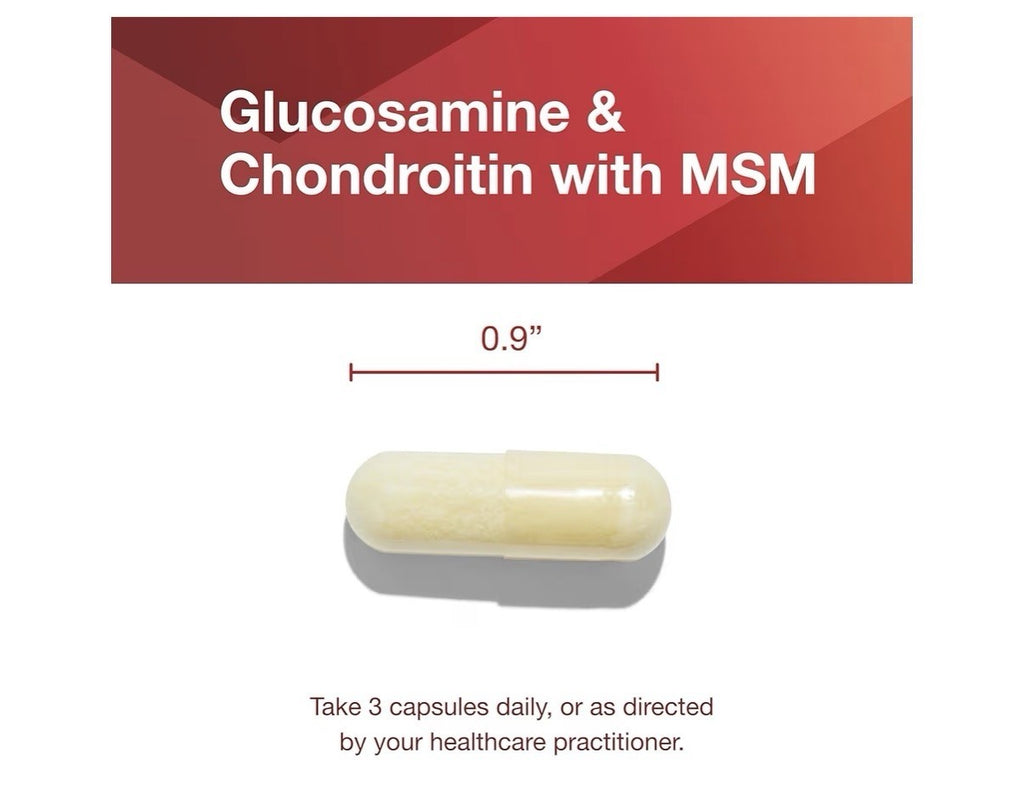 Protocol Glucosamine & Chondroitin with MSM Joint Health Mobility Support 180sg