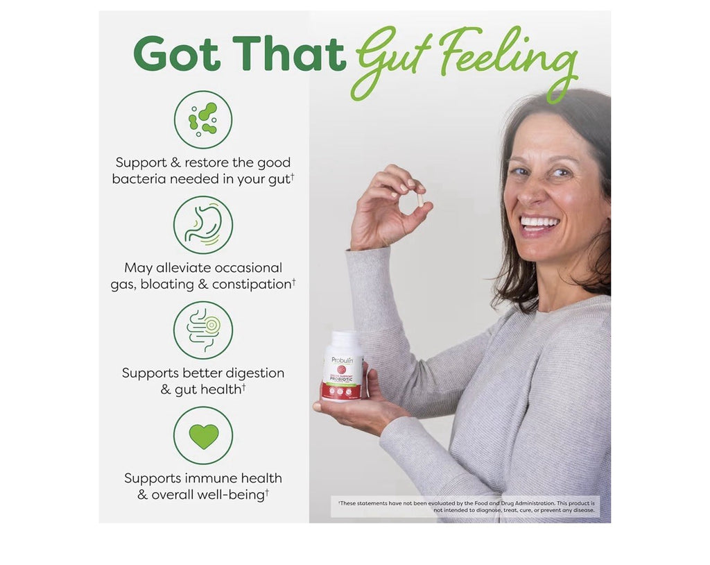 Probulin Colon Support Probiotic + Prebiotics Women Men Daily Gut Digestive 60ca