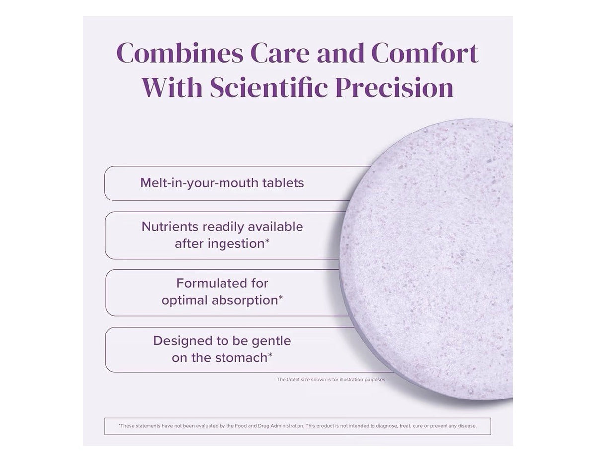 2 Pack BariMelts Multivitamin with Iron Bariatric Vitamins for Women Blueberry
