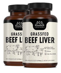 2 Pack Lonvera Grass Fed Beef Liver Pasture Raised Energy Hair Skin Nails