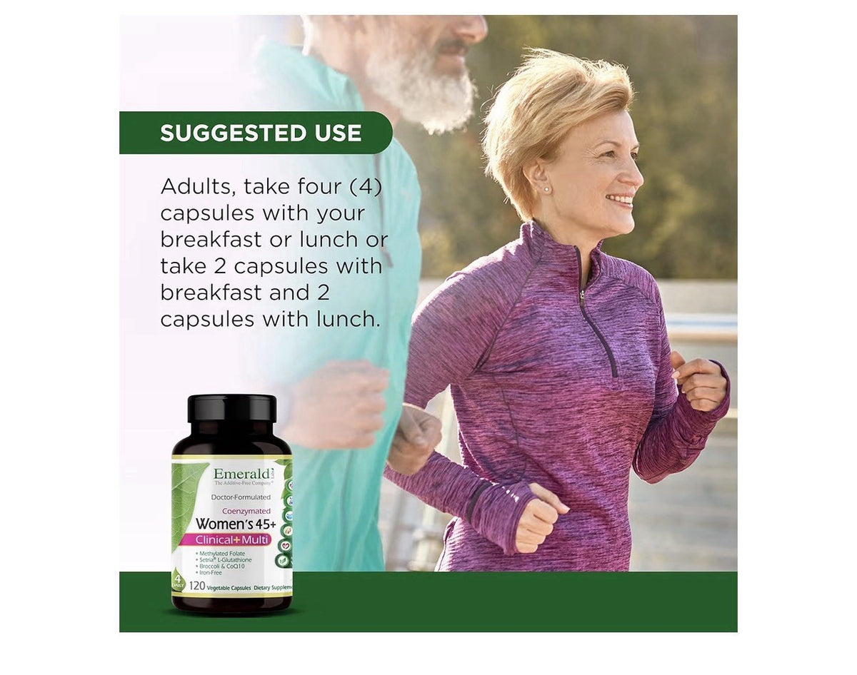 Emerald Labs Women's 45+ Clinical Multi Multivitamin Comprehensive Support 120ca