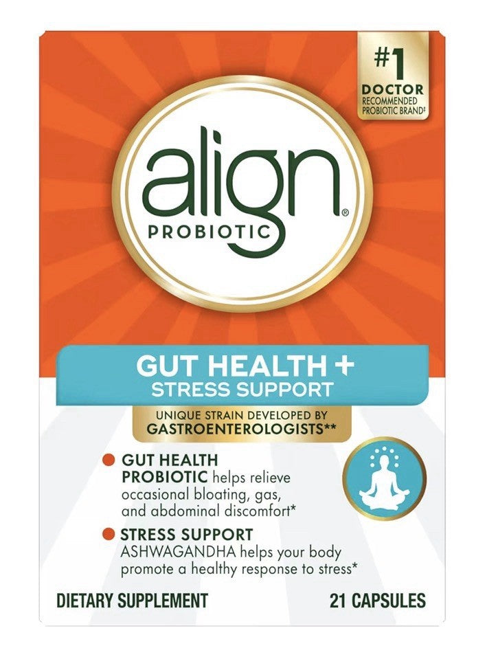 Align Probiotic Gut Health + Stress Support Digestive Health Calm Mind 2 Packs