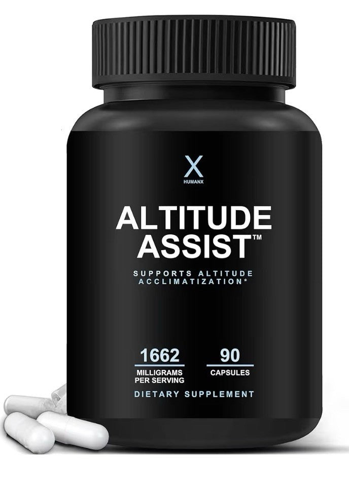 HUMANX Altitude Assist Support Altitude Acclimatization Sickness Prevention 90ca