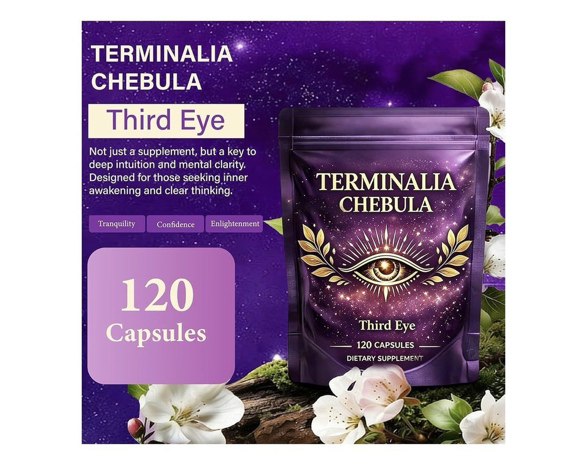2 Pack Terminalia Chebula Third Eye Mental Clarity Digestive Support Energy