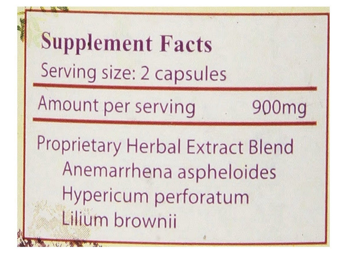 Chi Enterprise Chi Happiness 450mg/Capsule Natural Herbal Supplement 120capsules