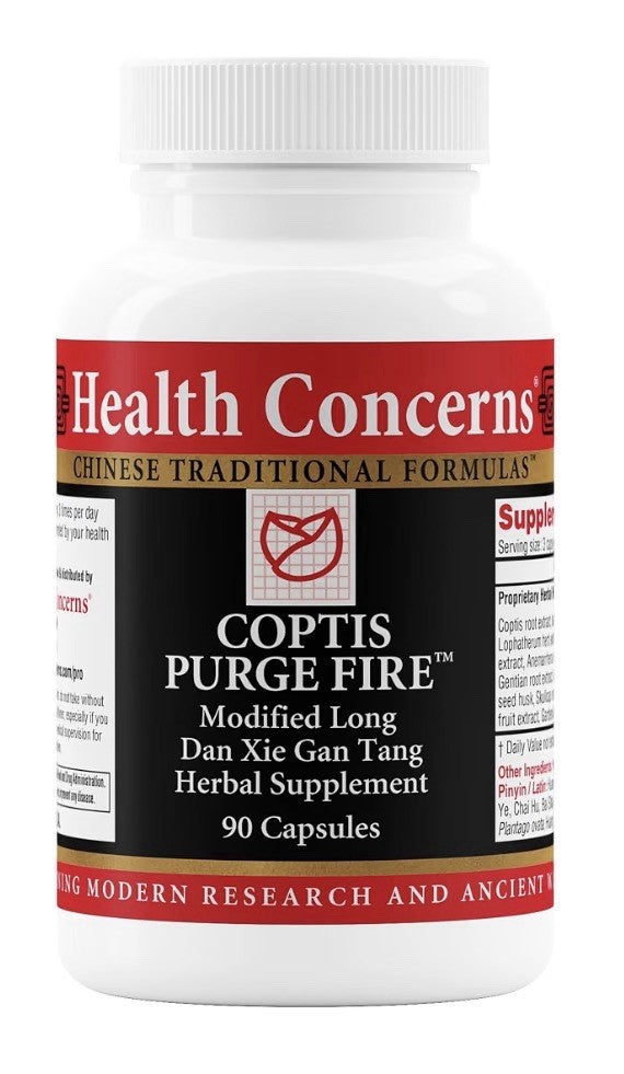 Health Concerns Coptis Purge Fire Herbal Supplement Skin Throat Sinus Immune 90c