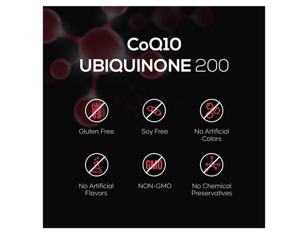 Intelligent Labs CoQ10 Ubiquinone 200mg with MCT Oil Heart Health 4 month supply